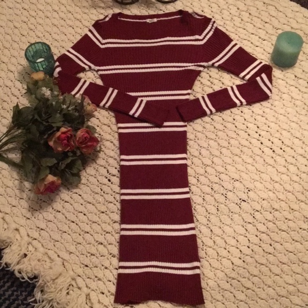 Sweater dress. Pencil straight. By Garage